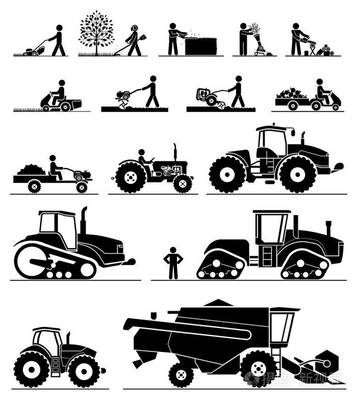 农业机械化图标